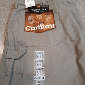 Carhartt Washed Duck Work Pants 38x32